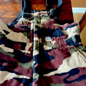 NWOT camouflage youth bibs